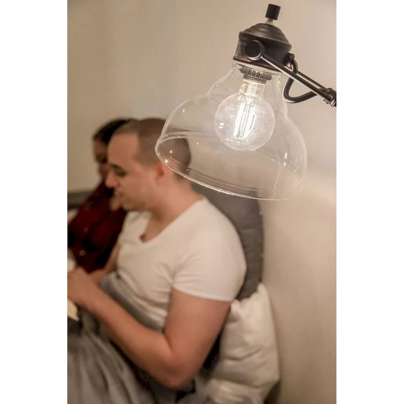 Bulbrite Pack of (2) 5 Watt Dimmable Antique Filament G25 Medium (E26) LED Bulb - Amber Light