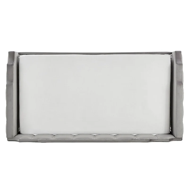 Chareau Glam Grey Velvet Daybed by iNSPIRE Q Modern