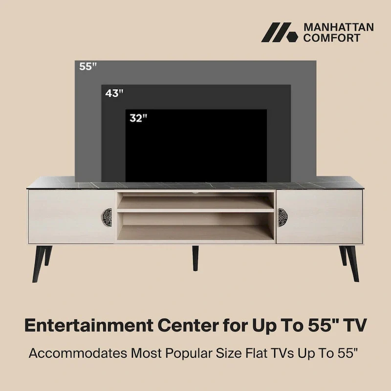 Haley 70.9 Mid-Century Modern TV Stand