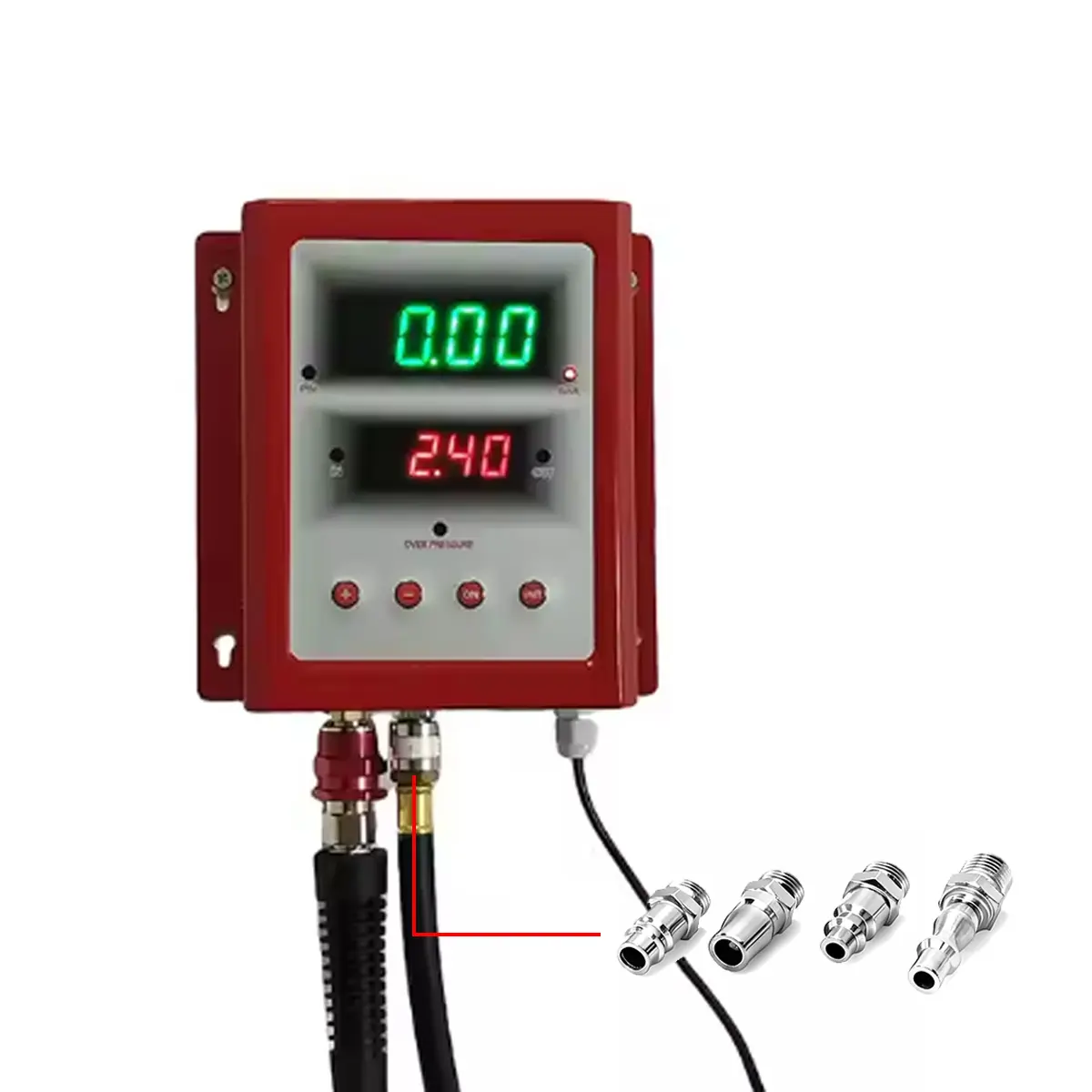 Metal wall mounted automatic inflator