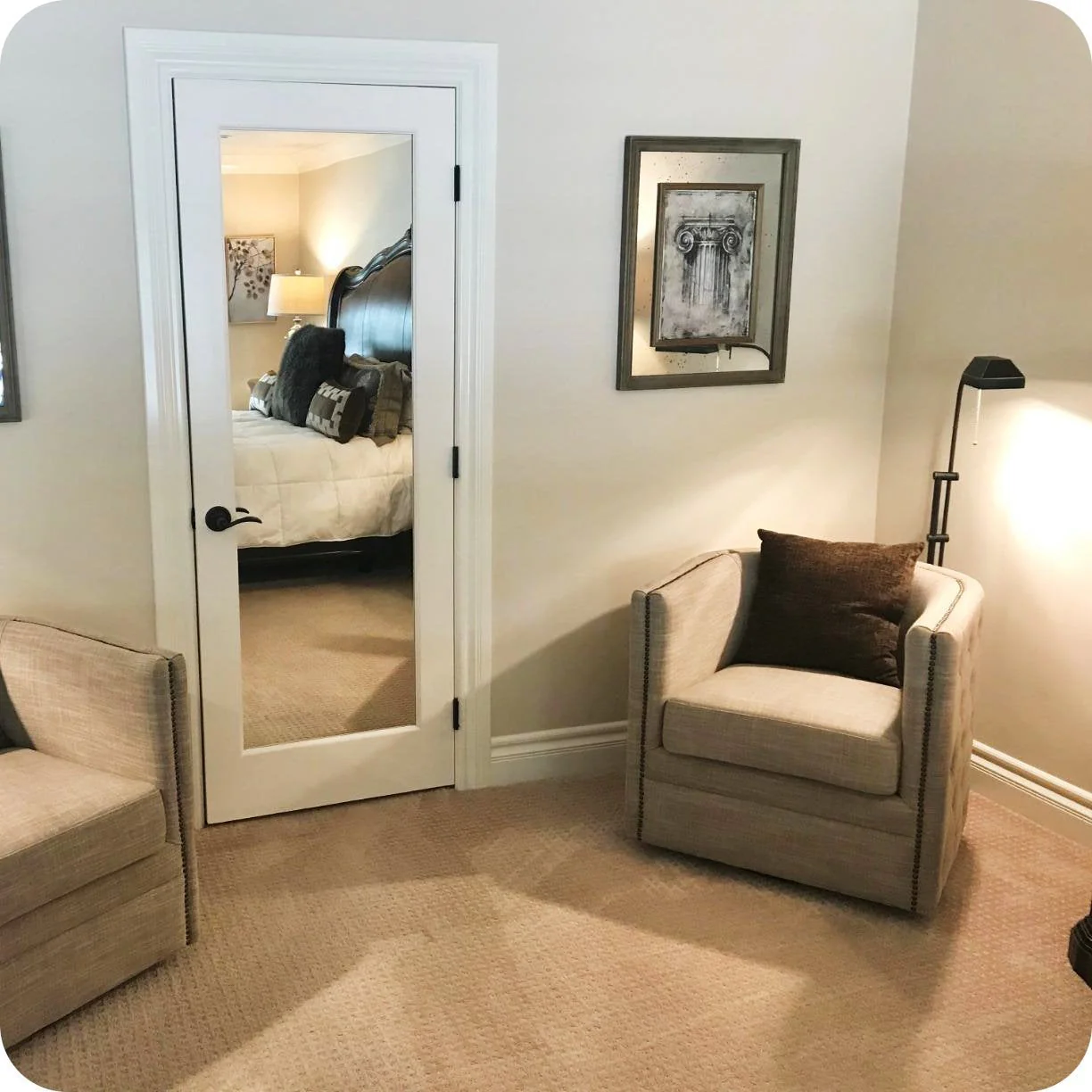 Kira Home Prescott 58 6W LED Bulb (60W eq.) Modern Industrial Adjustable Standing Pharmacy Floor Lamp