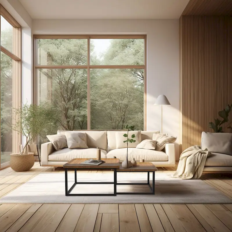 Square Nesting Coffee Table Set of 2 Wood Metal Stacking Side Table - 22x22x18