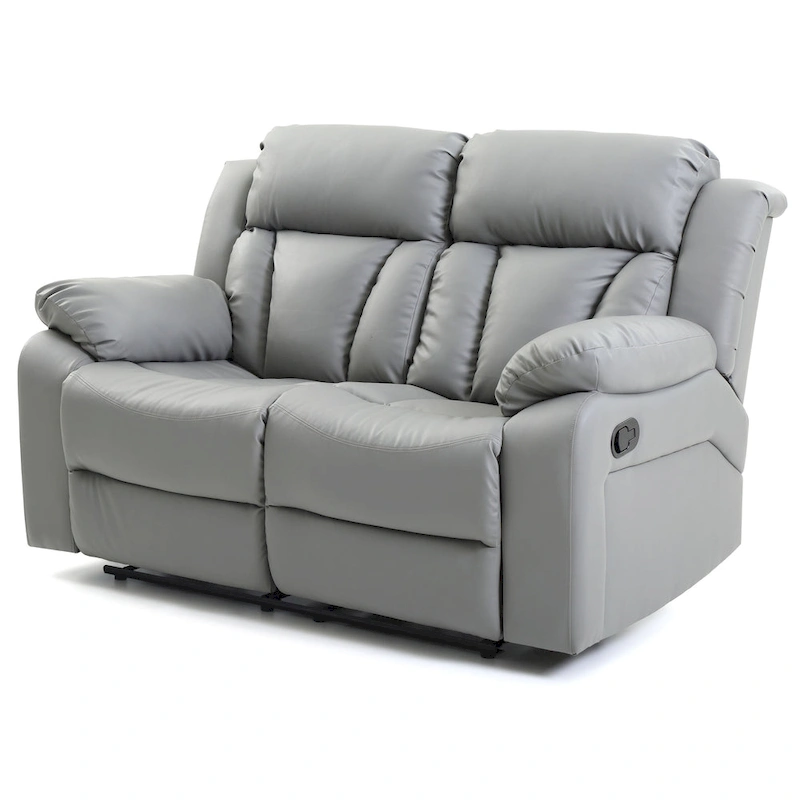 Daria Faux Leather Reclining Loveseat