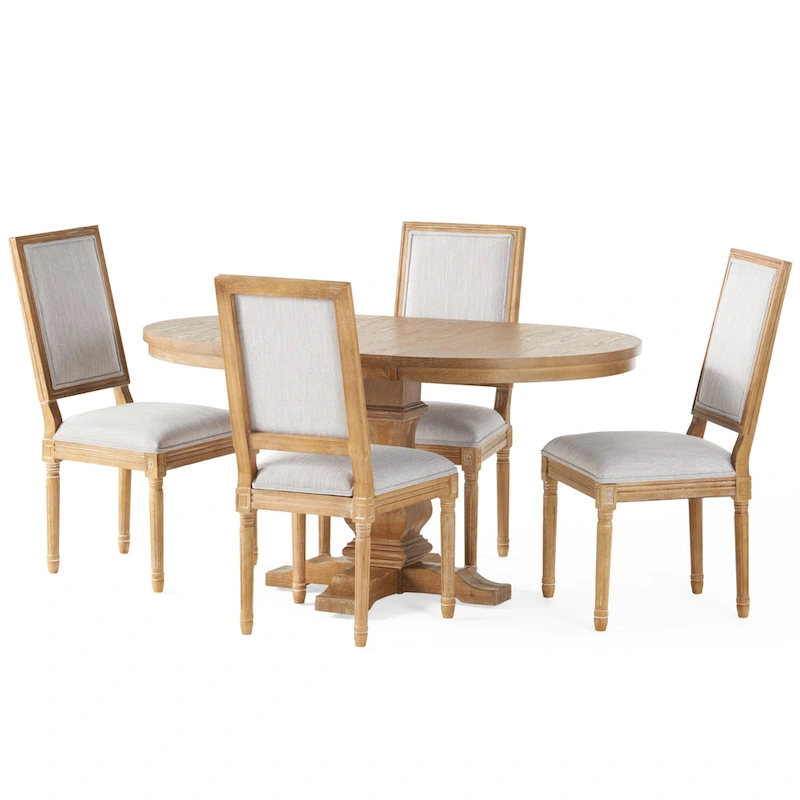 Regina Wood Dining Set by Christopher Knight Home