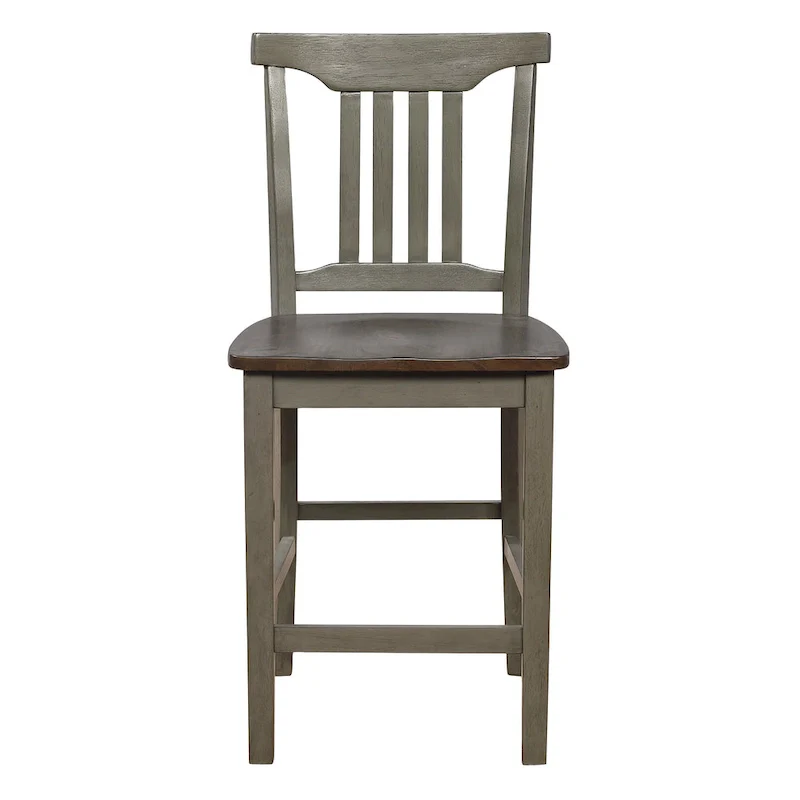 The Gray Barn Simmons Antique White and Brown 5-piece Dining Set