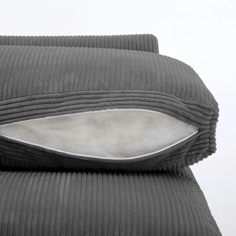 Modern Upholstered Armless Chair Accent Chair