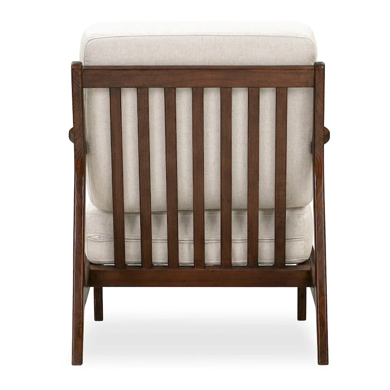 Poly & Bark Verity 25 Fabric Lounge Chair - Solid Wood Frame