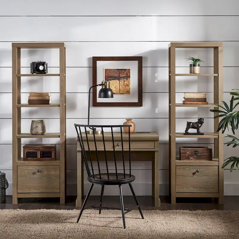 Hinesburg 35 in. Writing Desk with USB Charger by iNSPIRE Q Classic