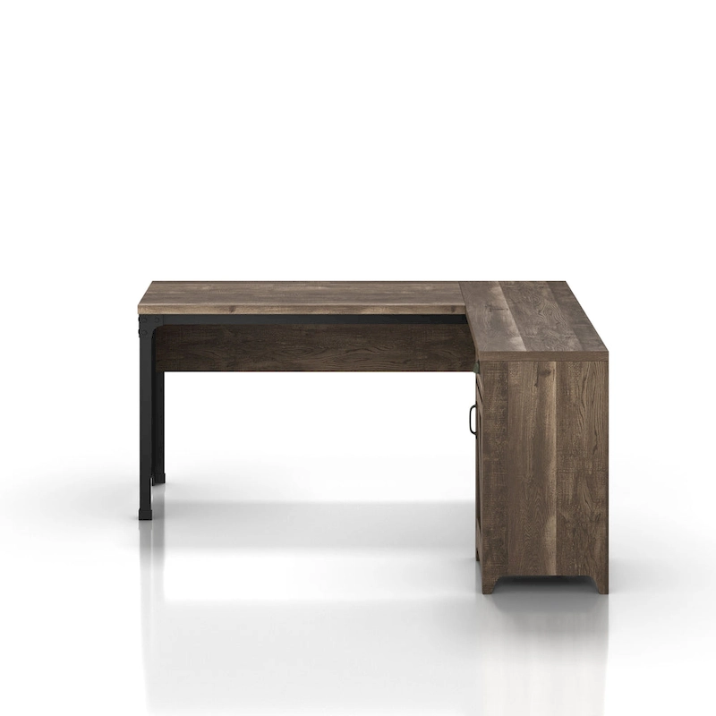 DH BASIC Farmhouse 61-inch L-shape Desk by Denhour