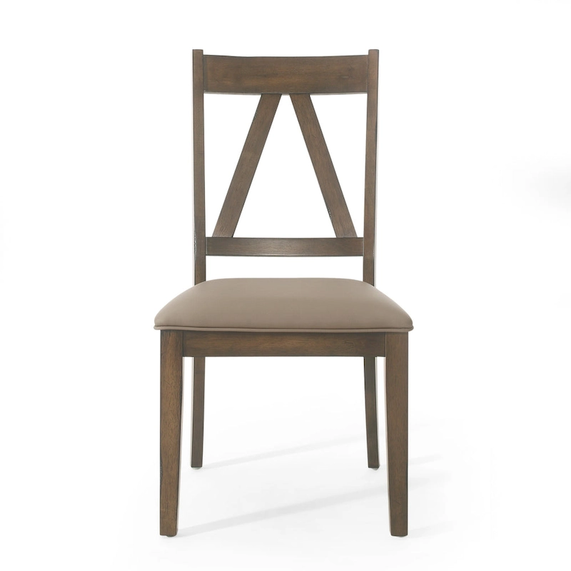 Fairgreens Farmhouse Upholstered Wood Dining Chairs (Set of 2) by Christopher Knight Home - 20.00 L x 22.75 W x 39.00 H