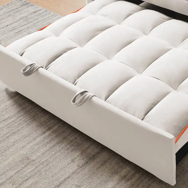 Modern sofa sofa sofa velvet pull-out bed