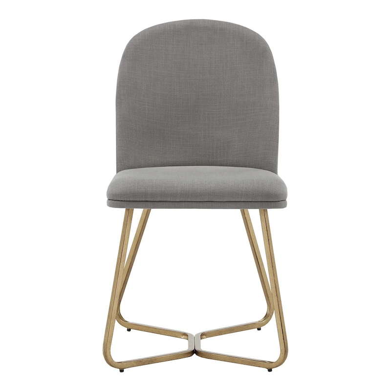 Cheyenne Gold Metal Dining Chair (Set of 2) by iNSPIRE Q Modern