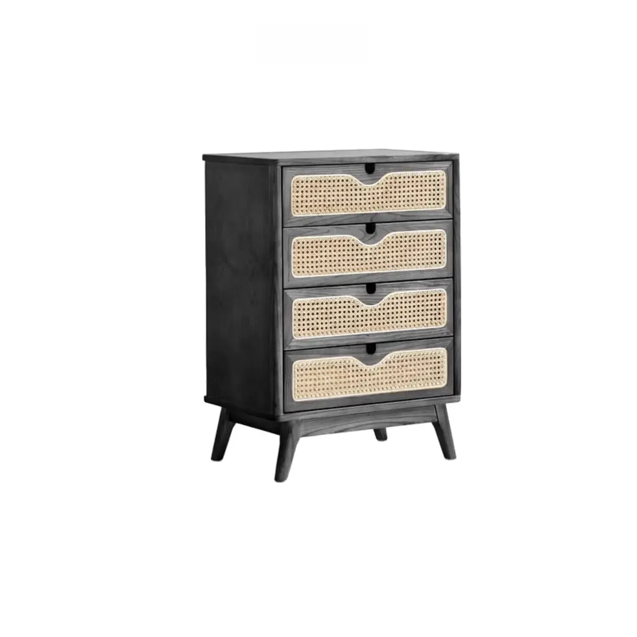 Tropical Natural Woven Double Layer Chest with 6-Drawers