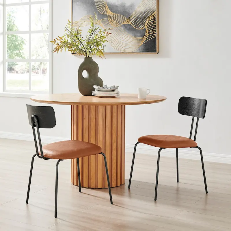 Judith PU Dining Side Chair, (Set of 4)