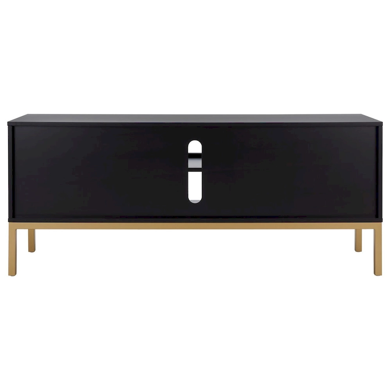 SAFAVIEH Cristen 1 Shelf Rattan Media Stand - 54 W x 15 D x 22 H - 54Wx15Dx22H