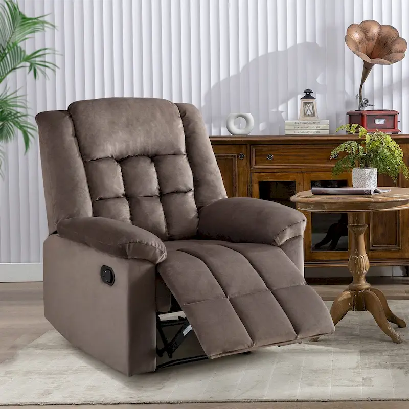 Ebello Classic Soft Padded Manual Recliner