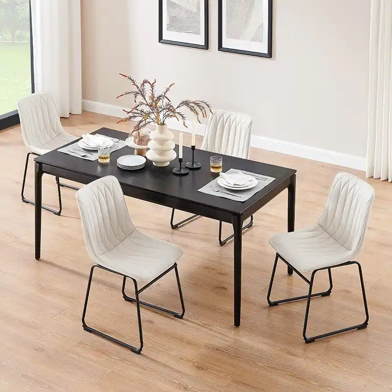 Art Leon Faux Leather Dining Chair (Set of 2)