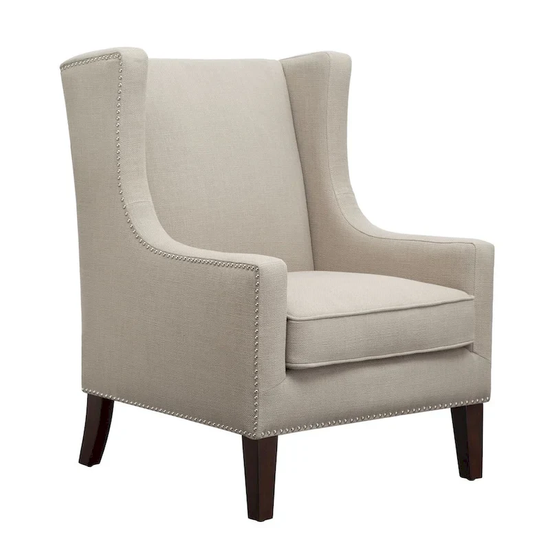 Madison Park Weston Linen Wing Chair