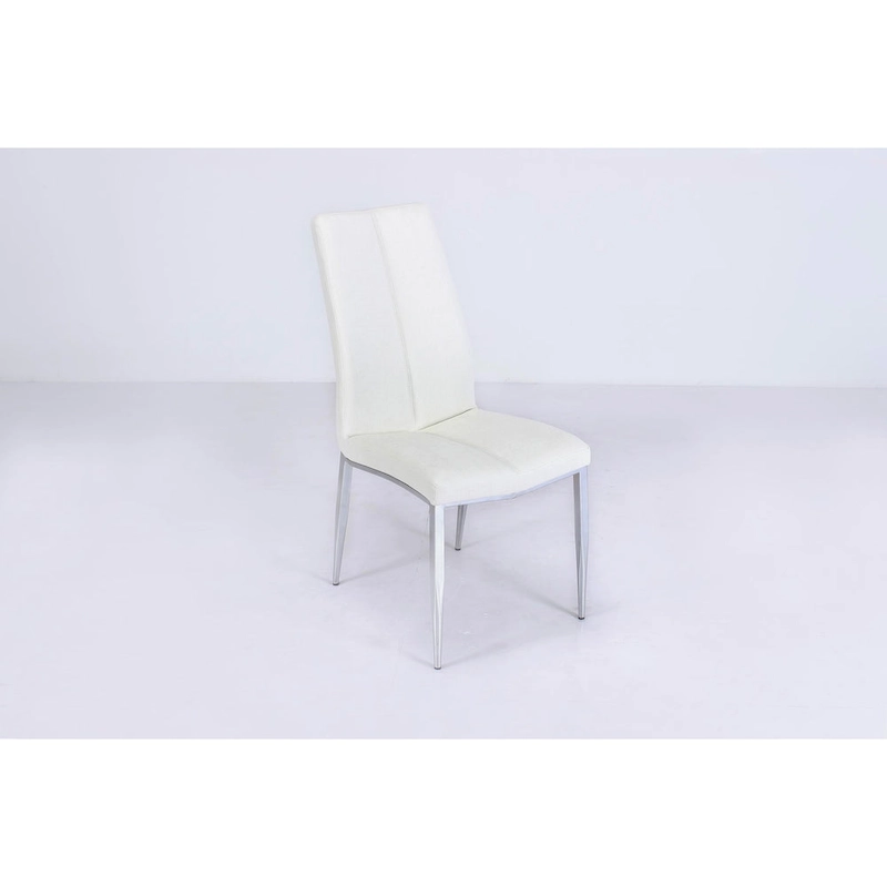 Somette Alyssa Starphire White 5-Piece Dining Set