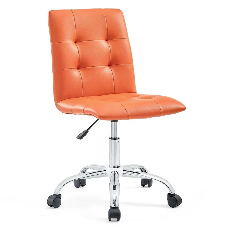 Armless Mid Back Office Chair