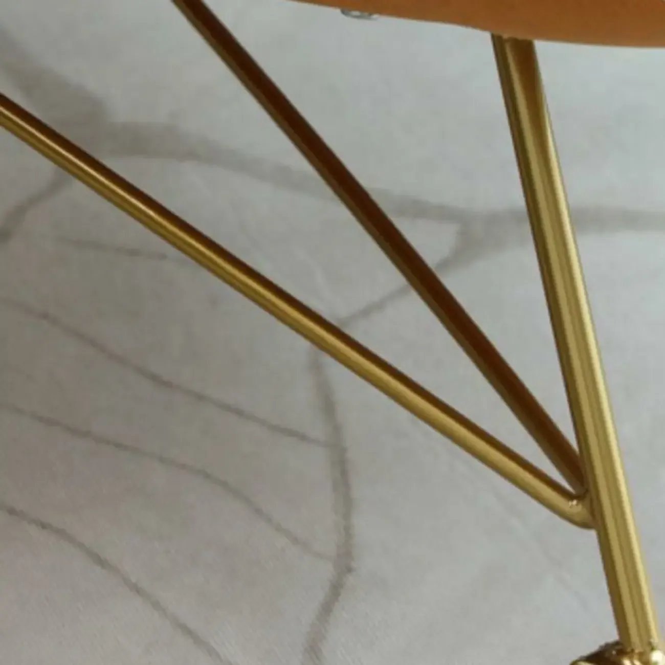 Living Room Upholstered Rocking Chair with Cushion