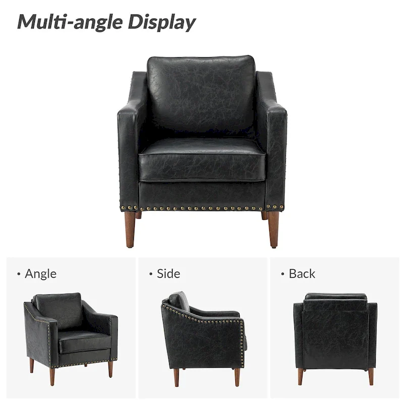 Duarte Transitional Armchair with Sloped Arms Set of 2