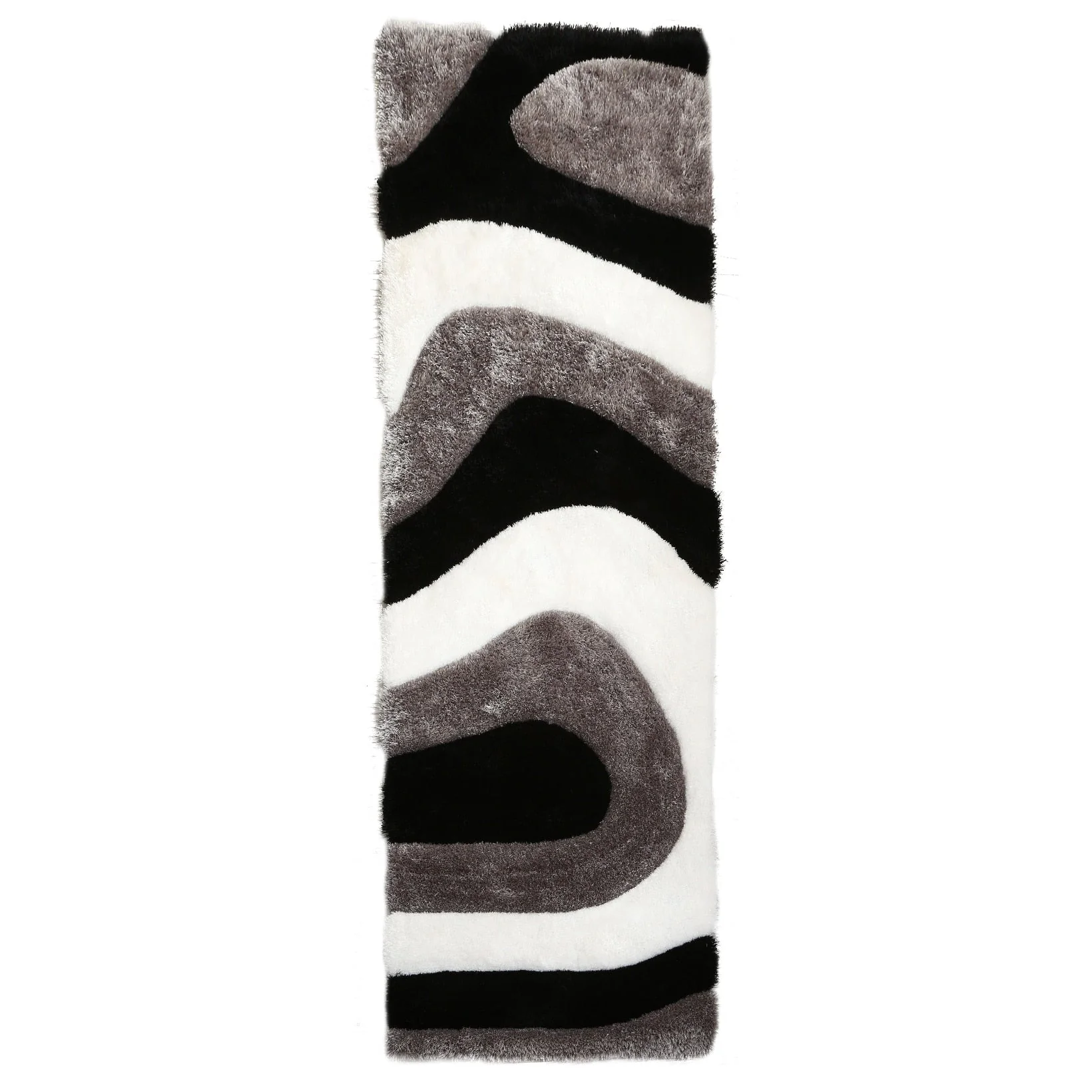 Mateos Shag Abstract Designed Area Rug