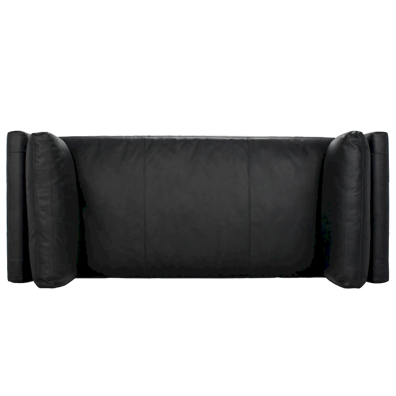 SAFAVIEH Couture Shirl Leather Bench - 81 In W x 32 In D x 34 In H - 81Wx32Dx34H