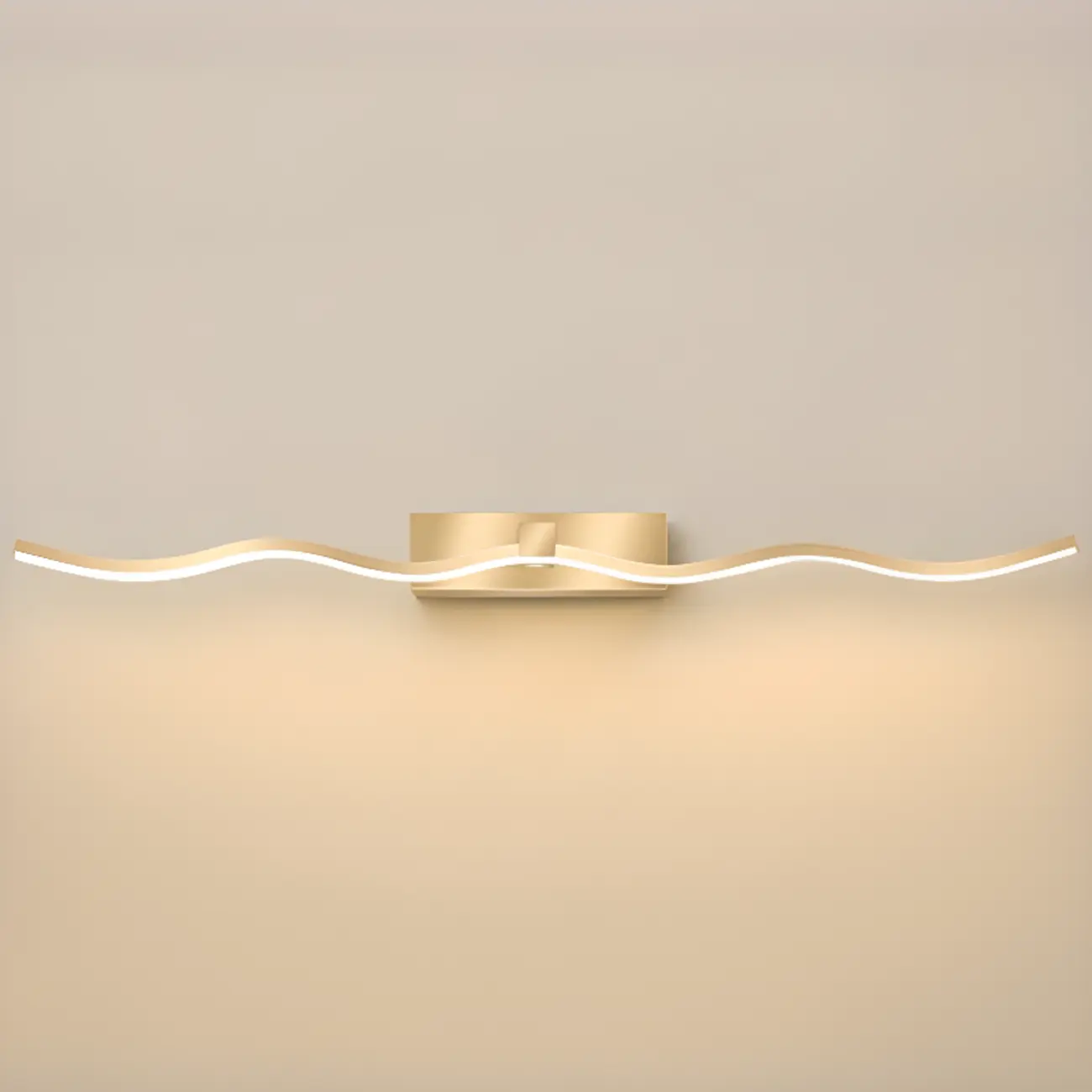 Wall-Mounted Bathroom LED Vanity Light with Silica Gel Shade