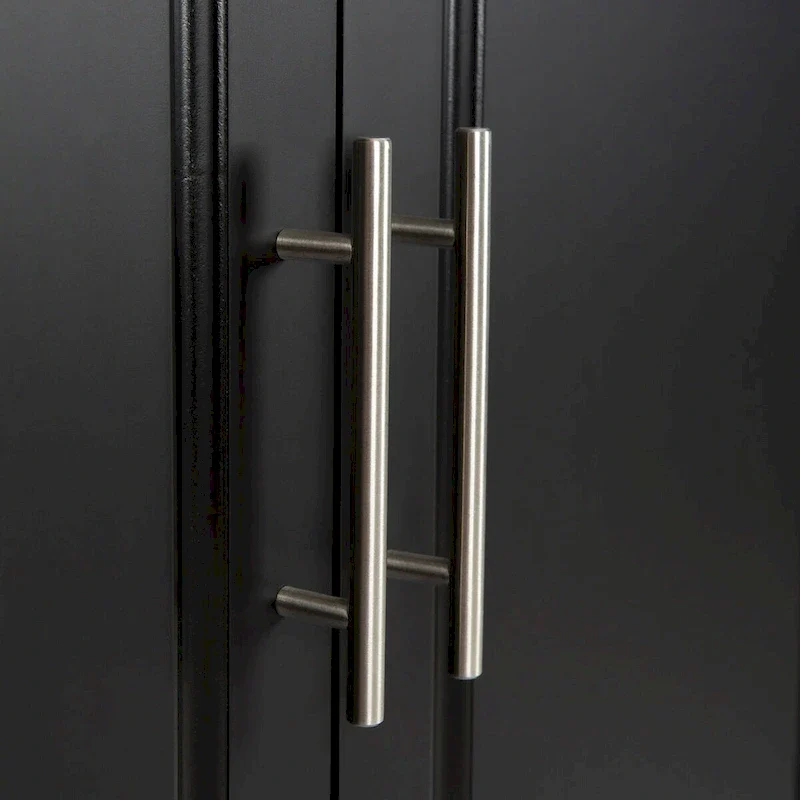 Mobile Kitchen Island & Kitchen Cart,With Extendable Rubber Wood Top and 3 Drawers - 53.93  (L) x 17  (W) x 36.22  (H