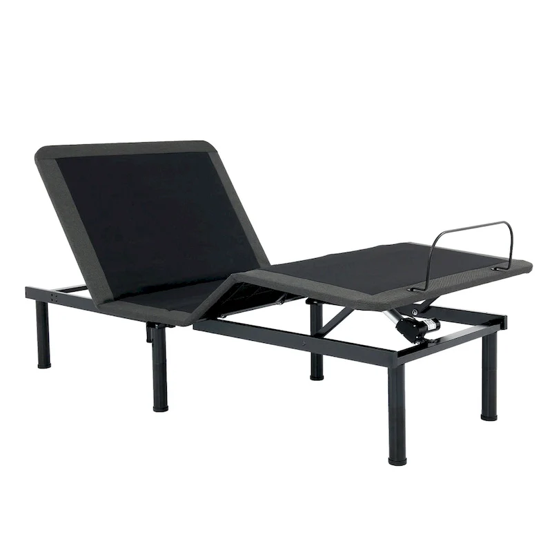 Bridgevine Home Quick Assembly Adjustable Bedframe with Voice Activated Controls