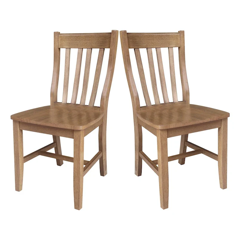 Quince Solid Wood Schoolhouse Chairs, Set of 2