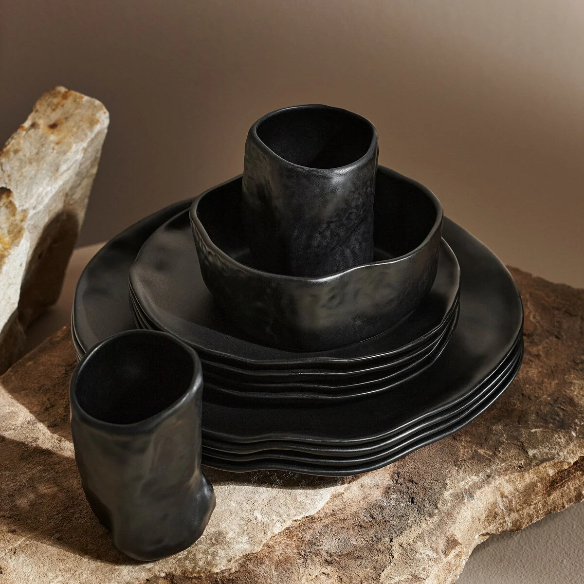 Stone by Mercer Project ATIK Stoneware Dinnerware Set