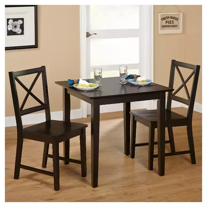 3pc Cross Back Dining Set - Buylateral