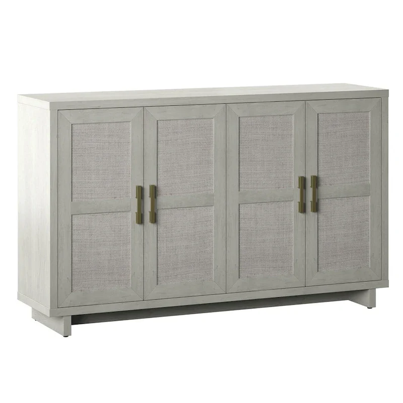 Coastal Sideboard with Linen Inspired Accents