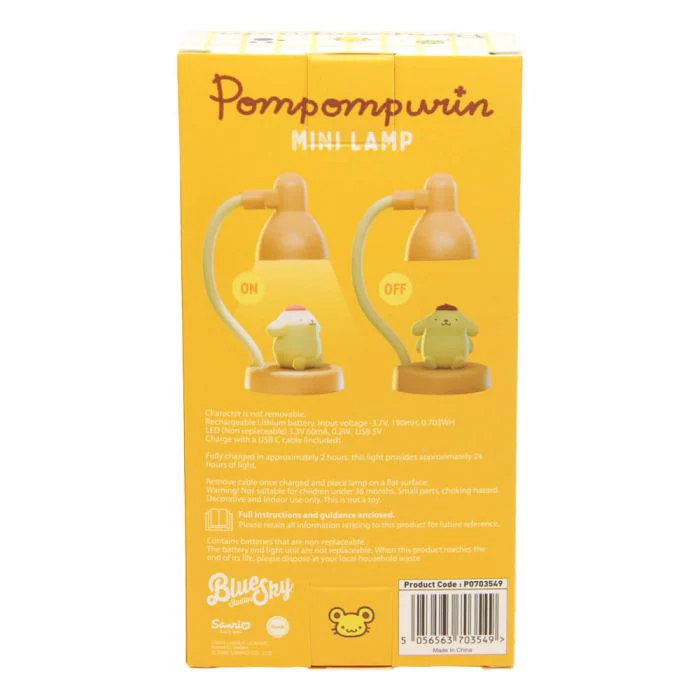 Hello Kitty & Friends Pompompurin Mini Lamp USB Type C