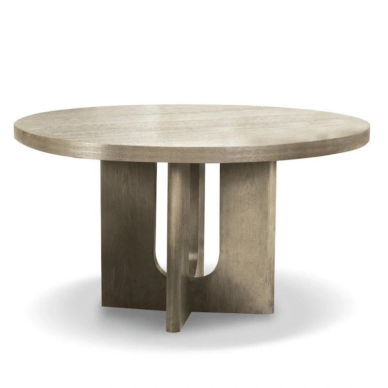 Piez Modern 5-Piece Solid Wood Round Dining Set