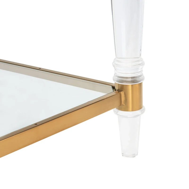 SAFAVIEH Couture Lirie Acrylic Accent Table - 20 W x 20 L x 24 H - 20Wx20Dx24H