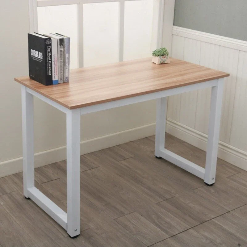 Simple Style Wooden Computer Workstation Desk