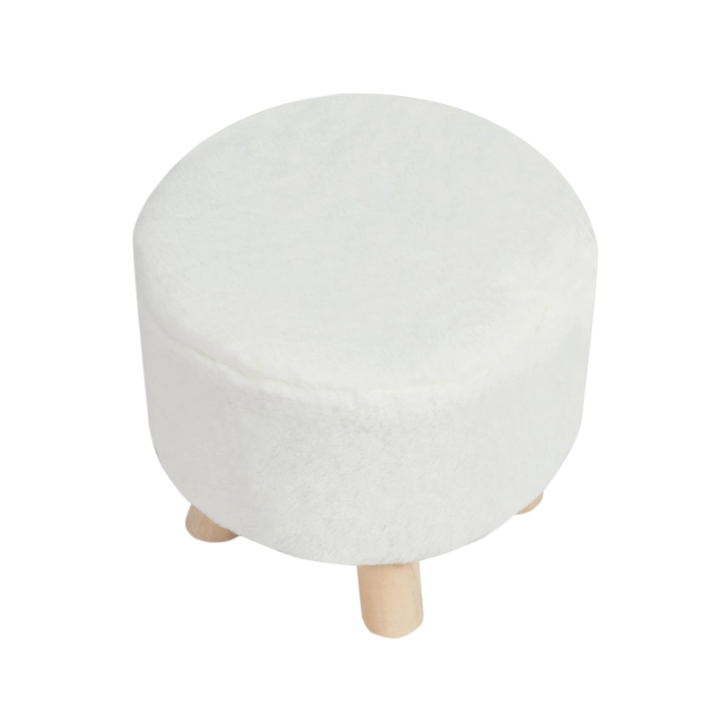 Adeco Foot Rest Ottoman Pet Stool