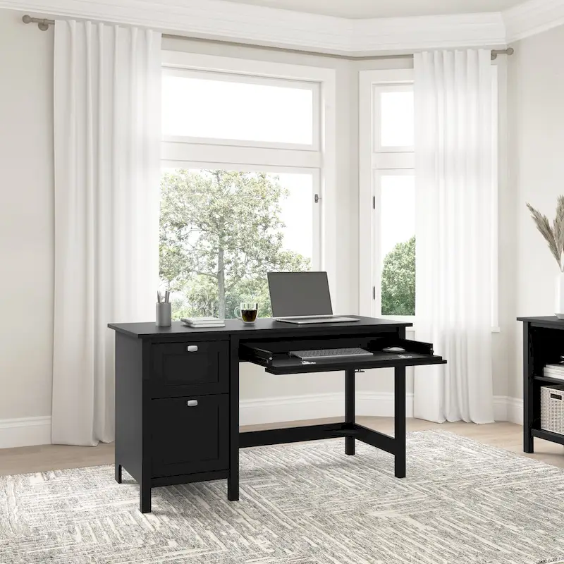 Broadview 54W Computer Desk with Drawers by Bush Furniture