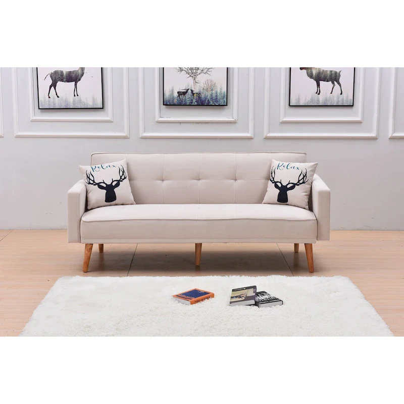 Velvet Wingback Push Back Recliner Chair
