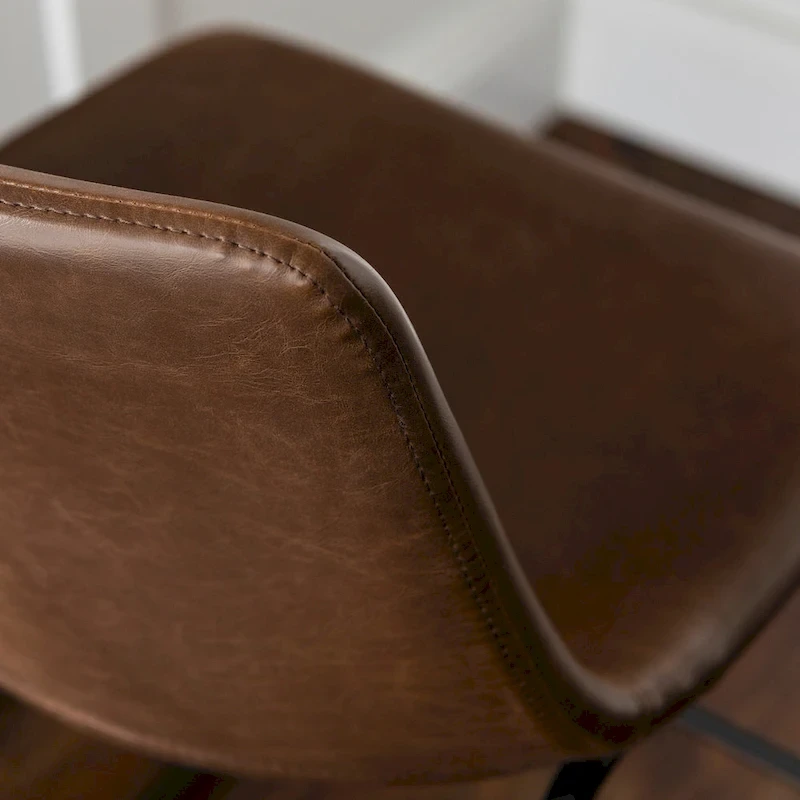 Middlebrook Prusiner 30-inch Faux Leather Bar Stool (Set of 2)