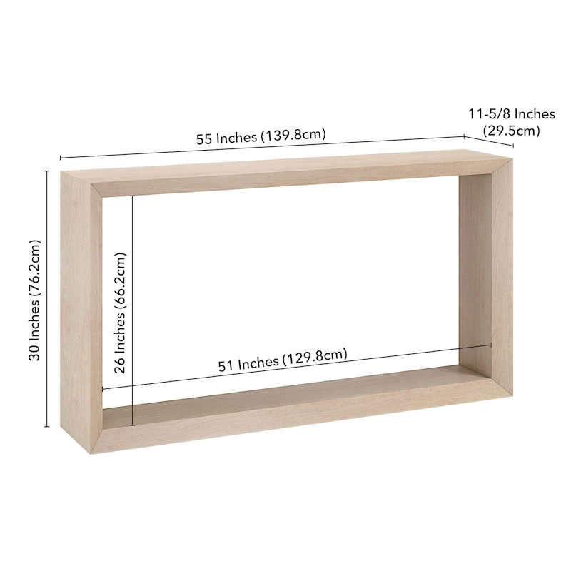 Osmond 55 Wide Rectangular Console Table - 55 Wide