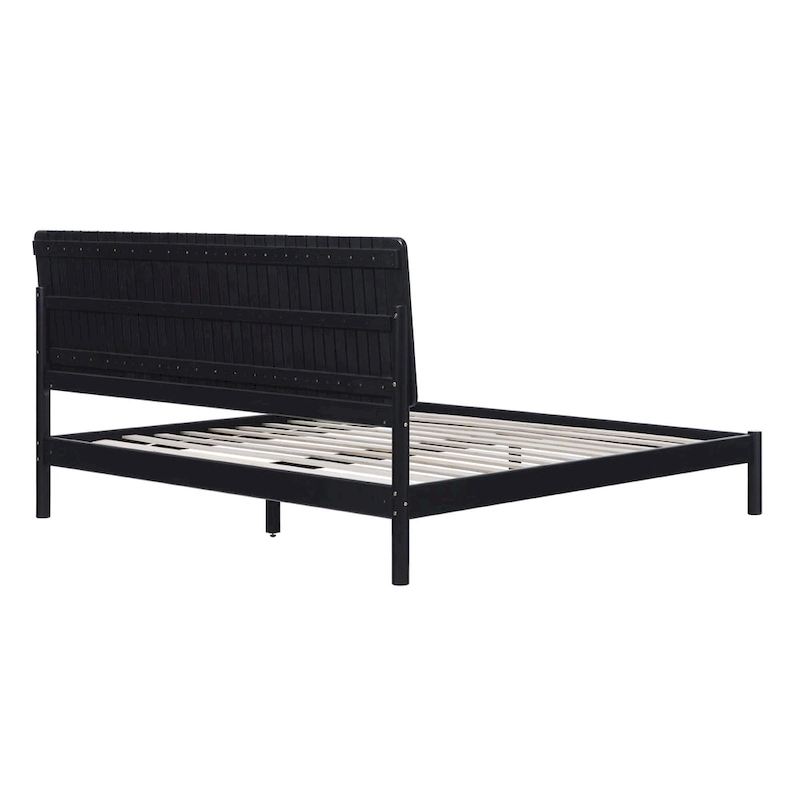 Middlebrook Designs Slatted Headboard Modern King Bed