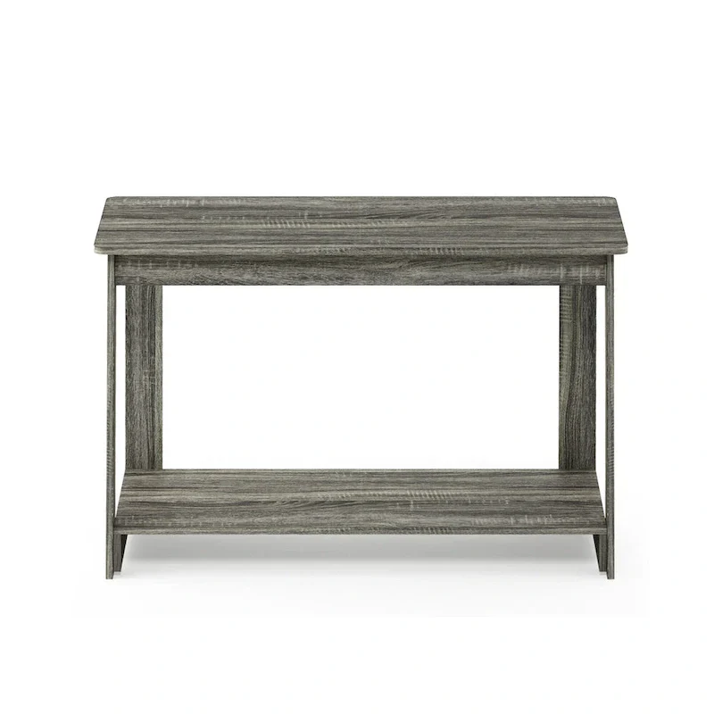 Compact TV Stand with Bottom Shelf
