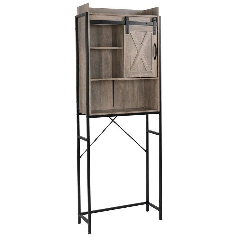 Three-Layer Rack etro Style MDF Bathroom Cabinet