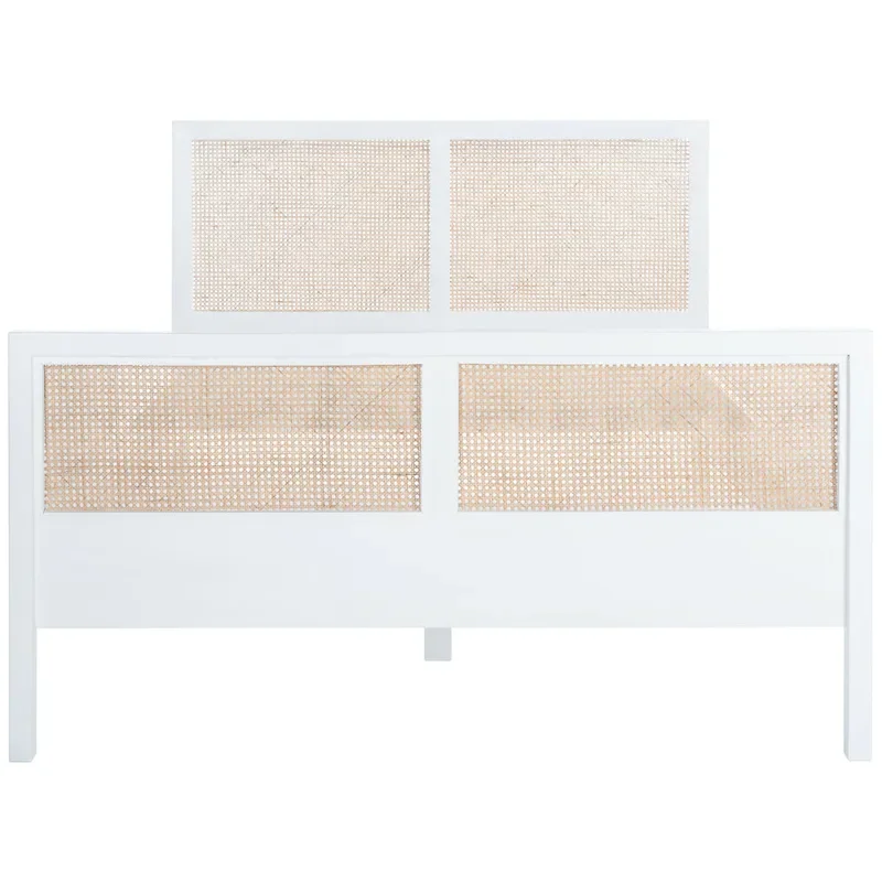 SAFAVIEH Ghyslaine Coastal Cane Bed