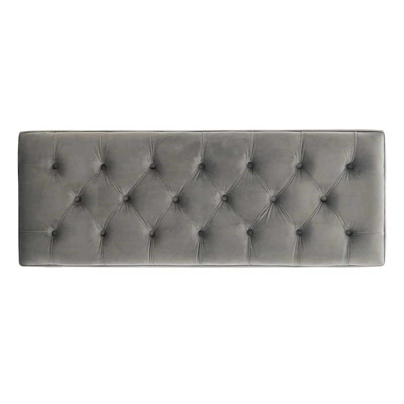 SAFAVIEH Couture Ketevan Tufted Acrylic Bench - 48x18x18. - 48 W x 18 L x 18 H - 48Wx18Dx18H