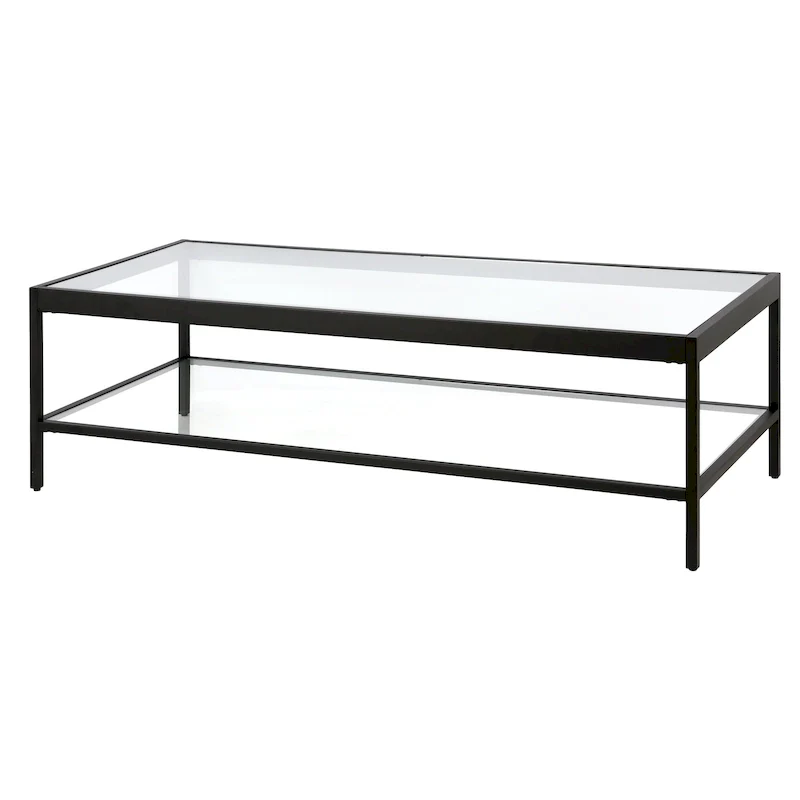 Metal and Glass Coffee Table